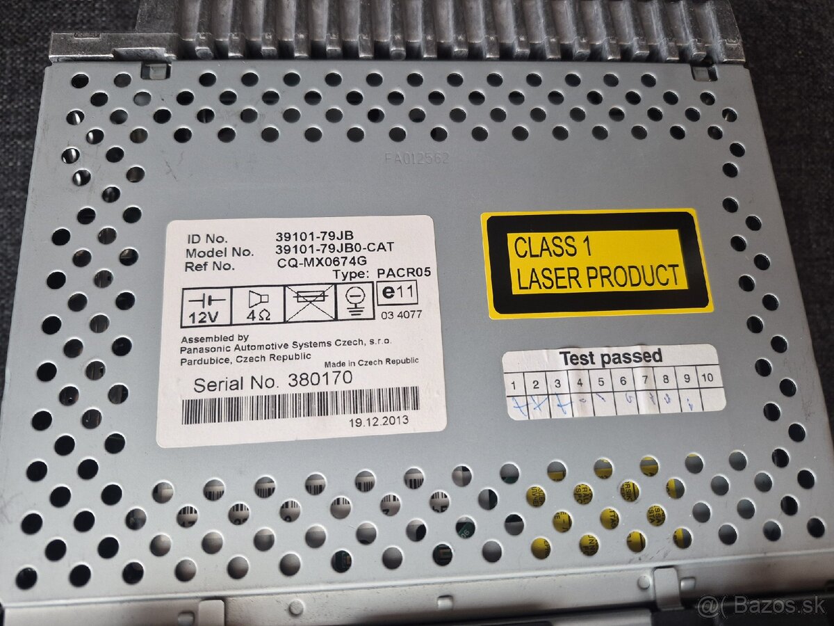 Rádio Suzuki SX4 - 2