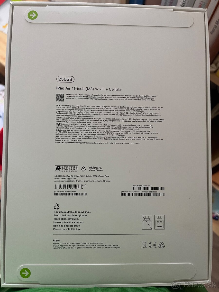 iPad Air 11-inch (M3) Wi-Fi + Cellular 256gb - 2