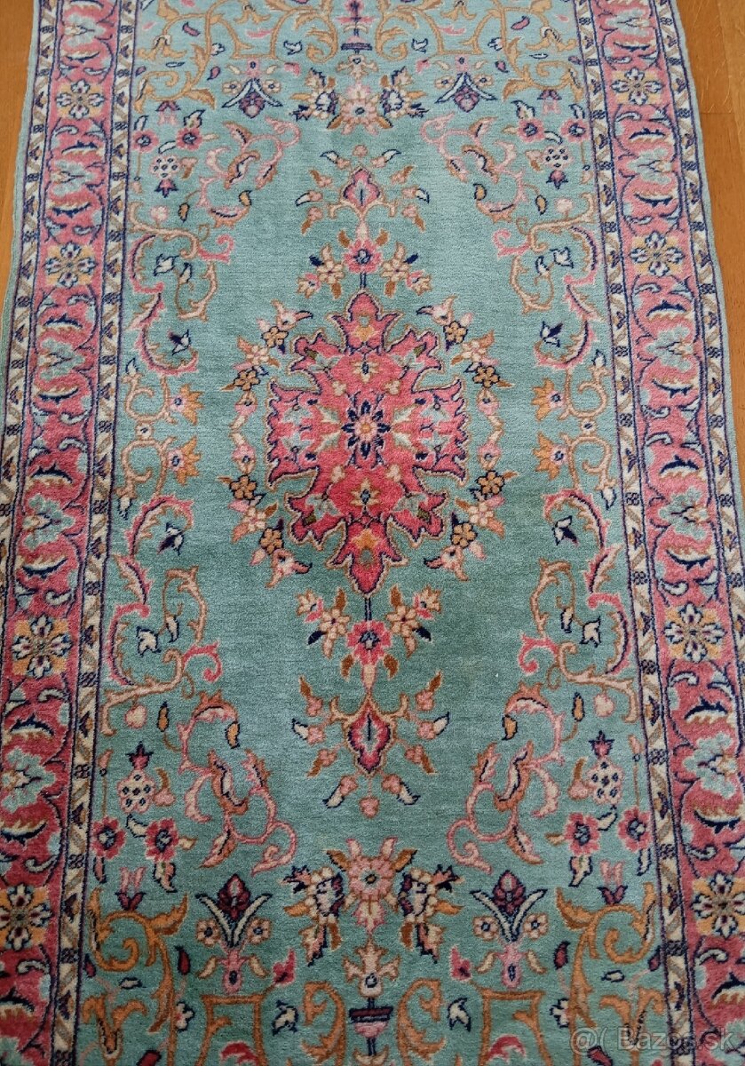 ⭐Nádherný perzský hodvábný koberec Nain 140x70⭐ - 2