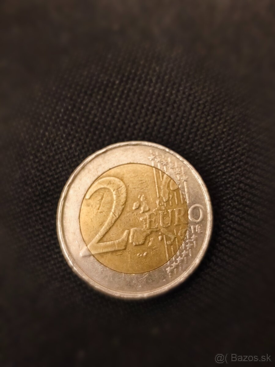 2euro CHYBNA RAZA BELGIUM ROK 2000 - 2
