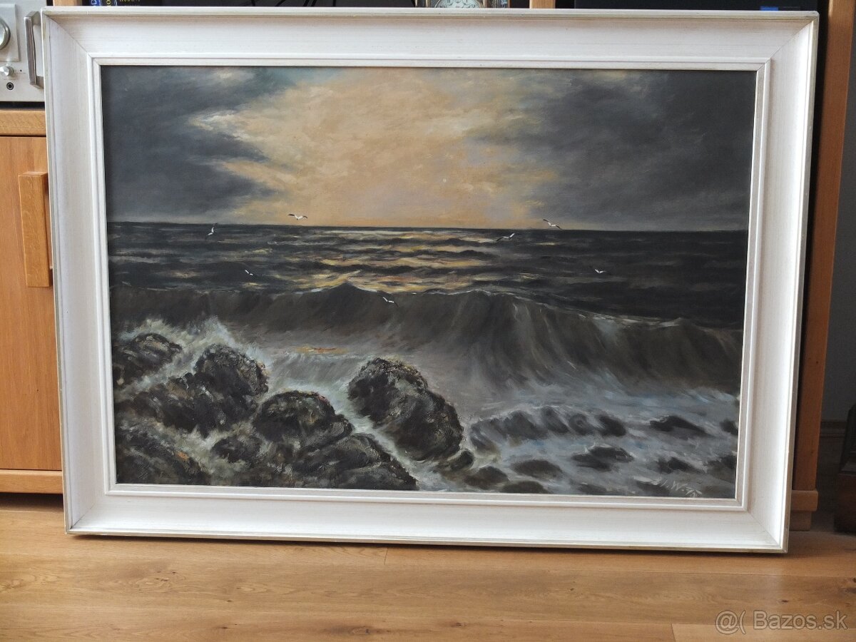 Obrazy-olejomalba,tisk zlacený rám atd.. - 2