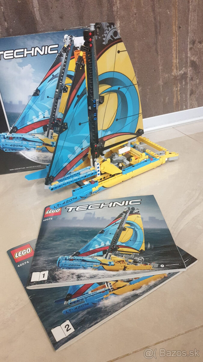 Lego Technic 42074 - Pretekárska jachta TOP stav - 2