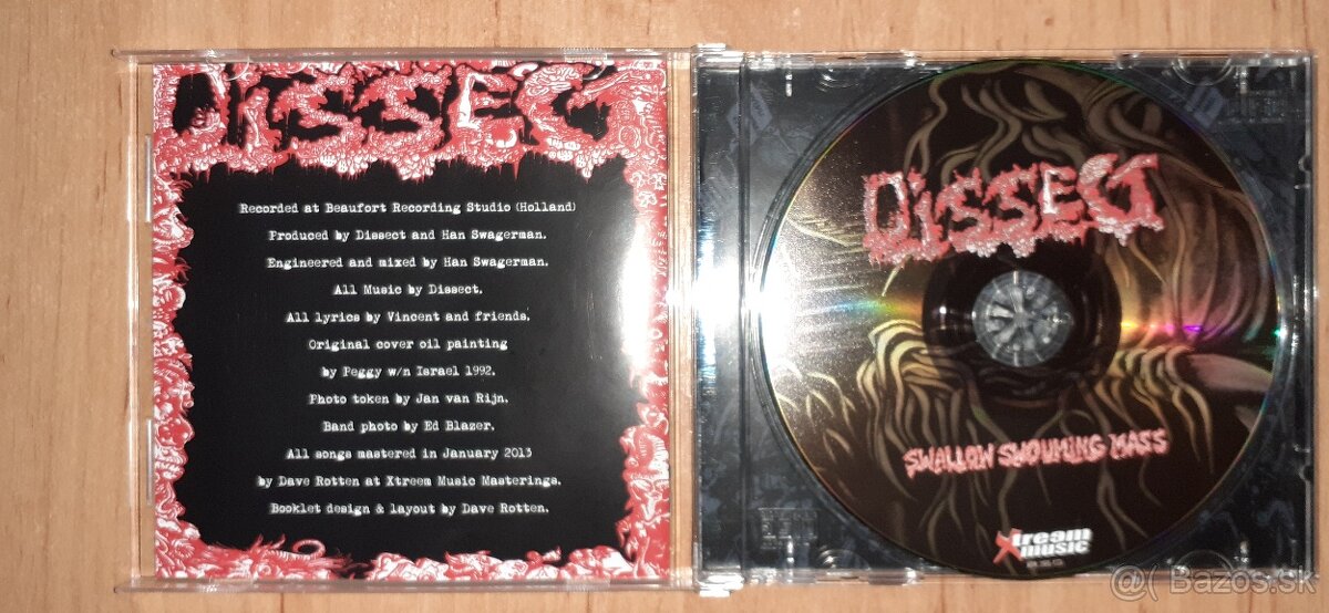 metal CD - DISSECT - Swallow Swouming Mass - 2