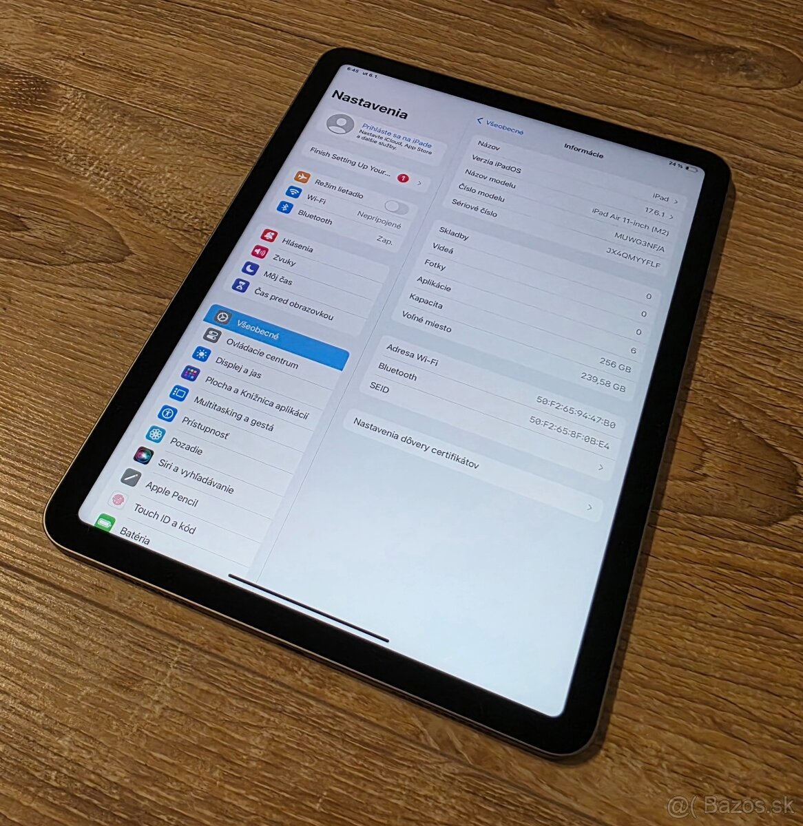 Apple IPad Air m2 11 256GB - 2