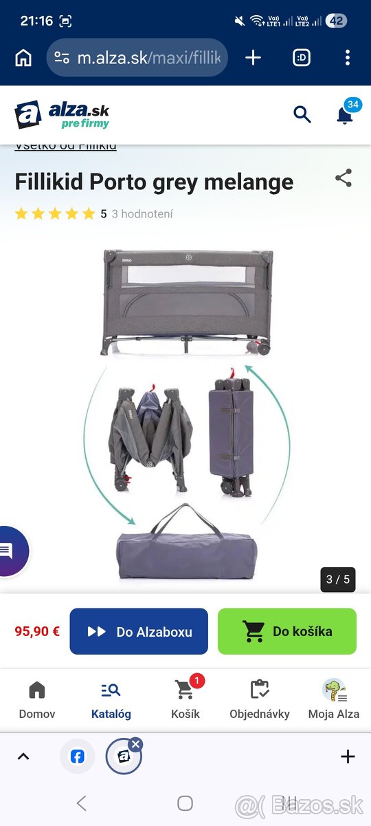 Cestovná postieľka - 2