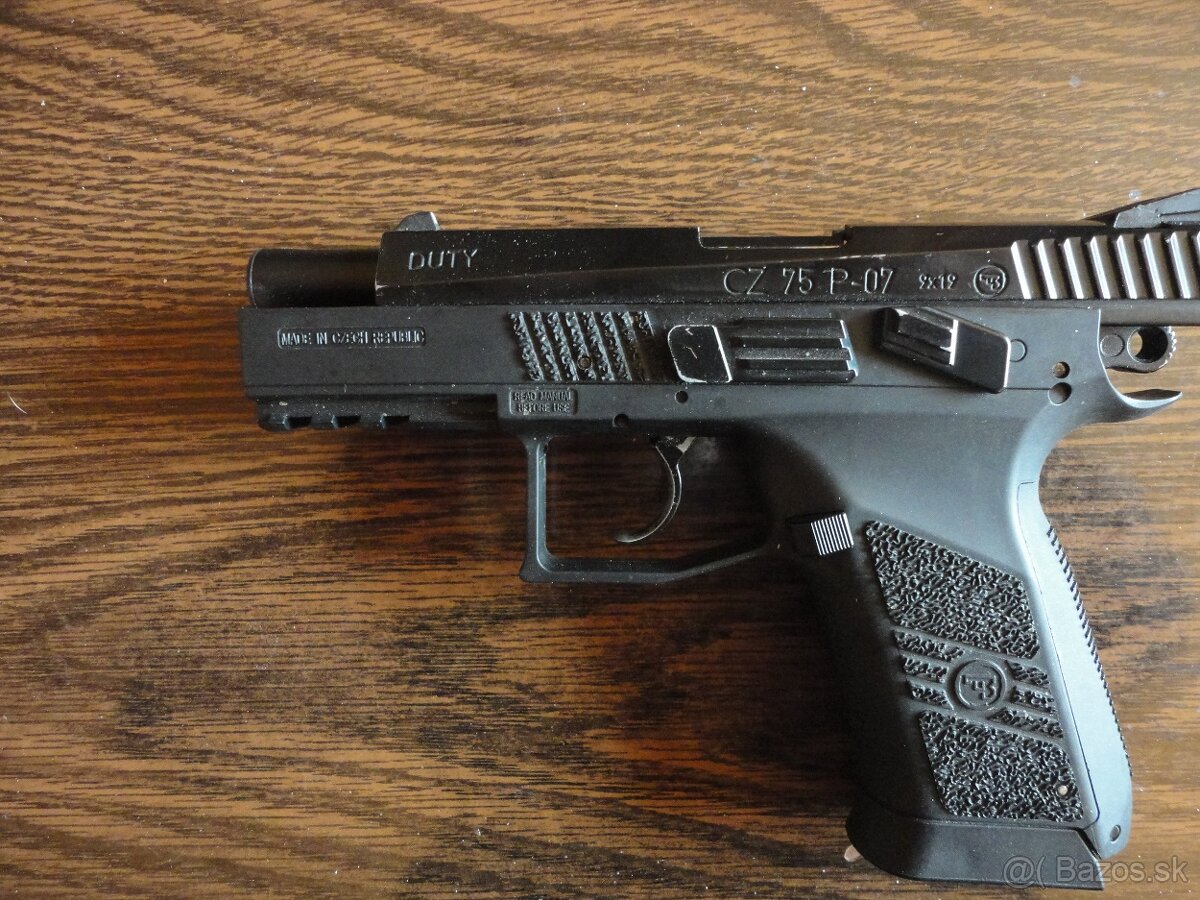 co2 pistol cz 75 p-07 duty - 2