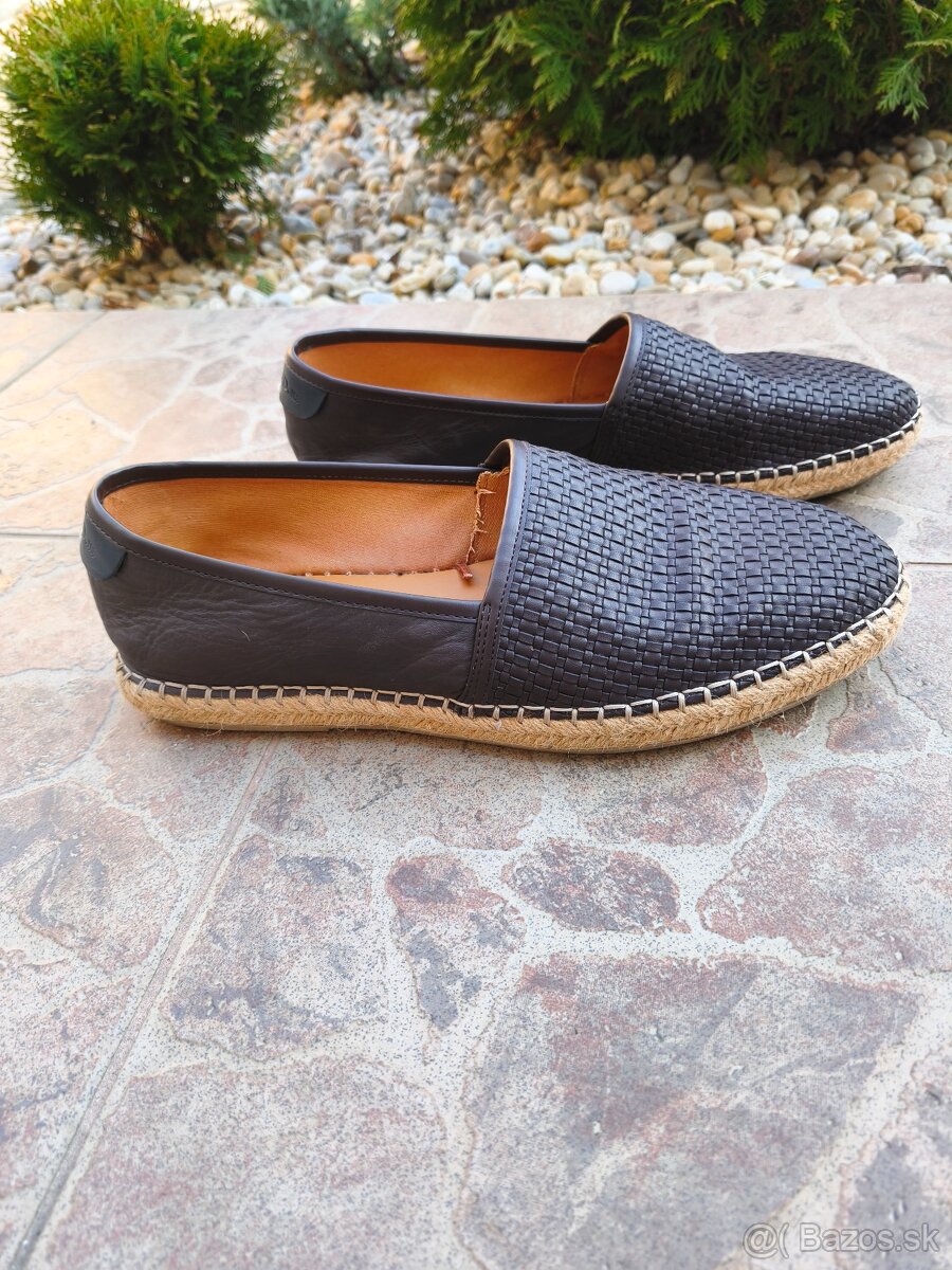 Pánske kožené espadrilky Massimo Dutti - 2