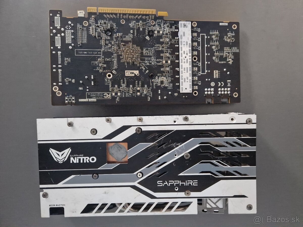 Sapphire Nitro RX 580 4GB na diely - 2