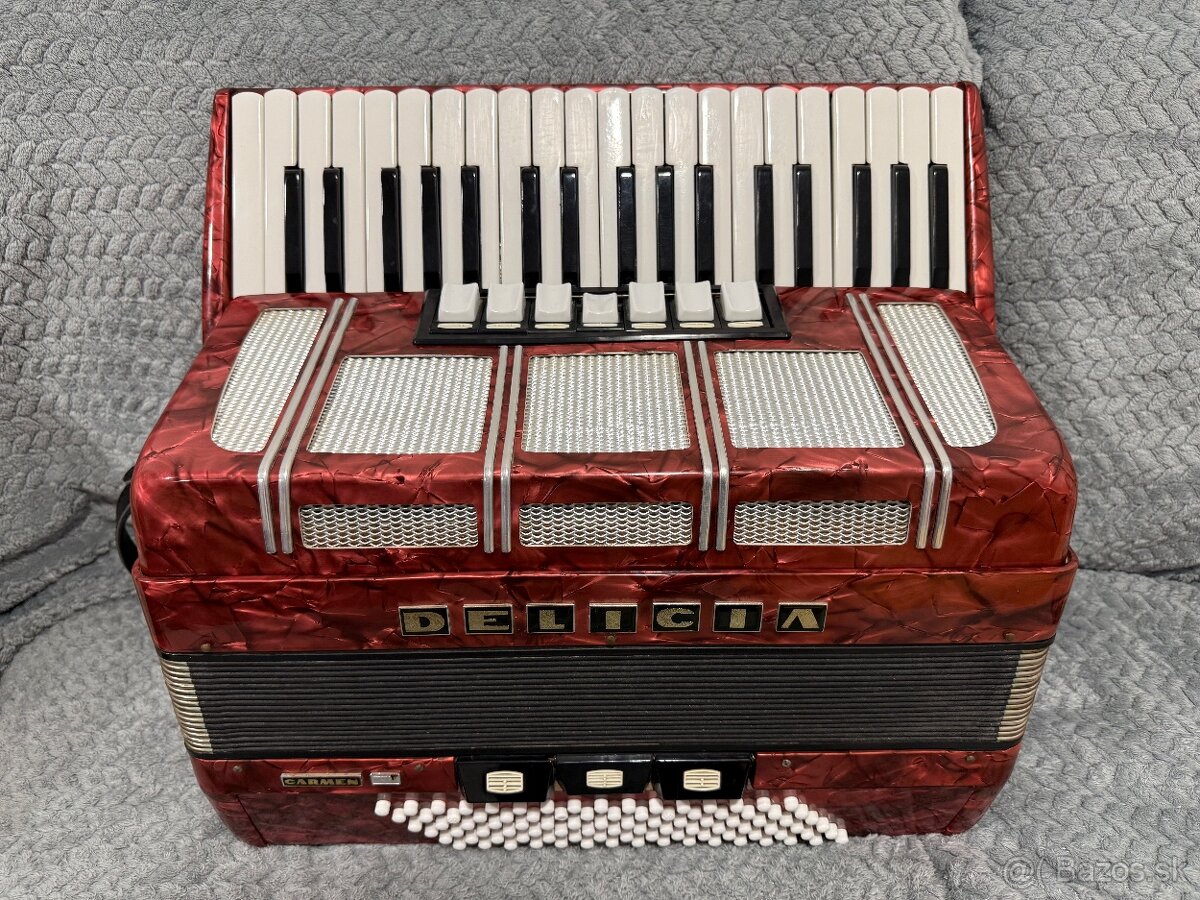 Vymením za 60 / 72 basový akordeón Delicia - 2