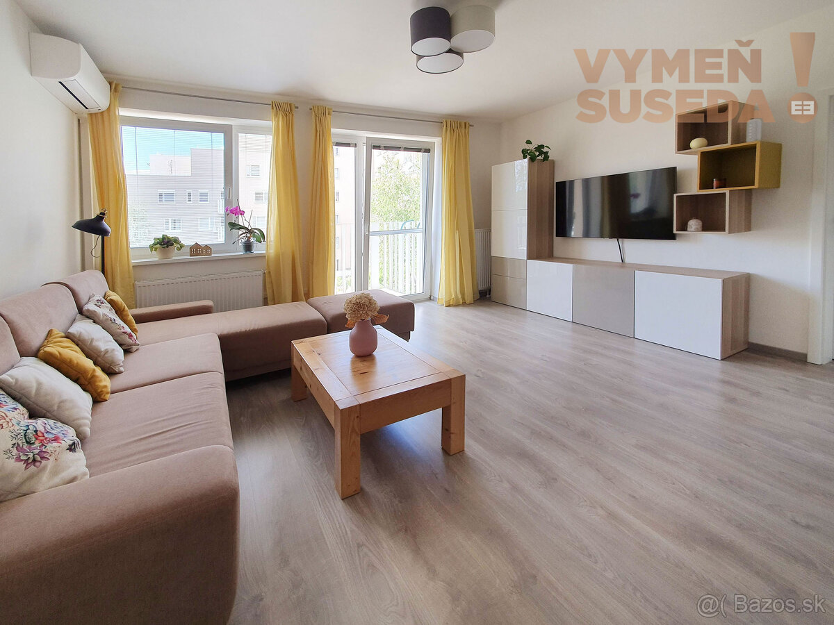 VYMEŇ SUSEDA - Výnimočný 2 IZB. BYT s balkónom, zariadená N - 2