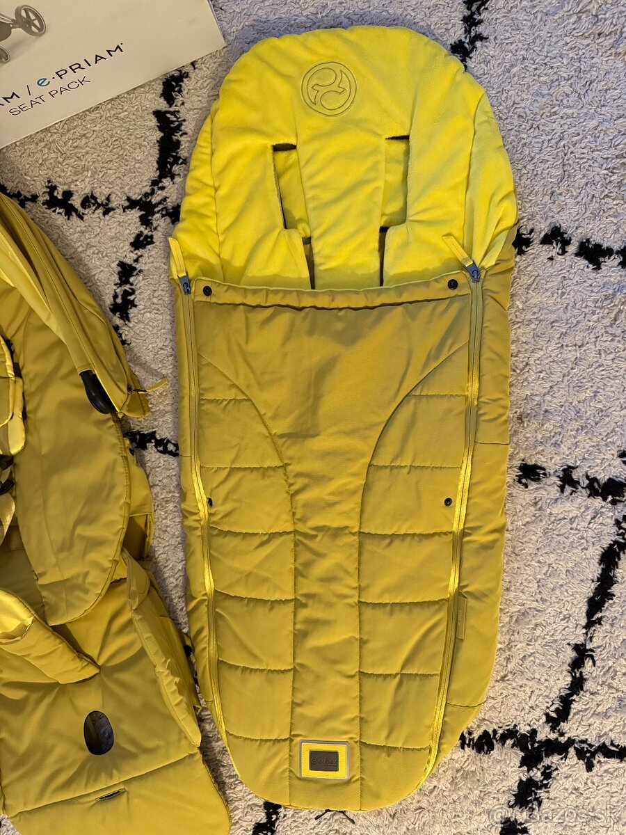 Cybex Priam 4.0 Mustard yellow poťah+fusak - 2