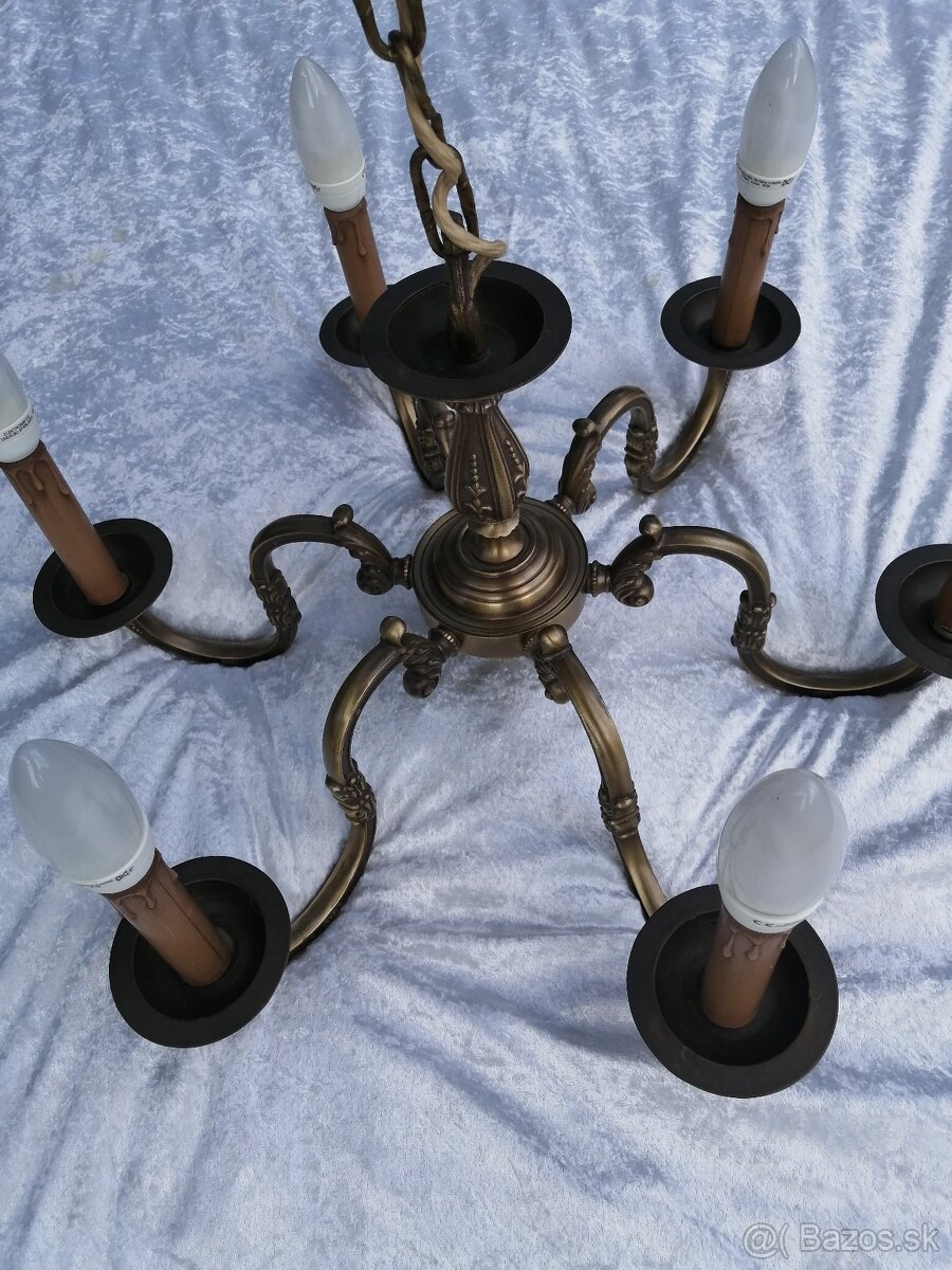 Mosadzný luster z Nemecka - 2