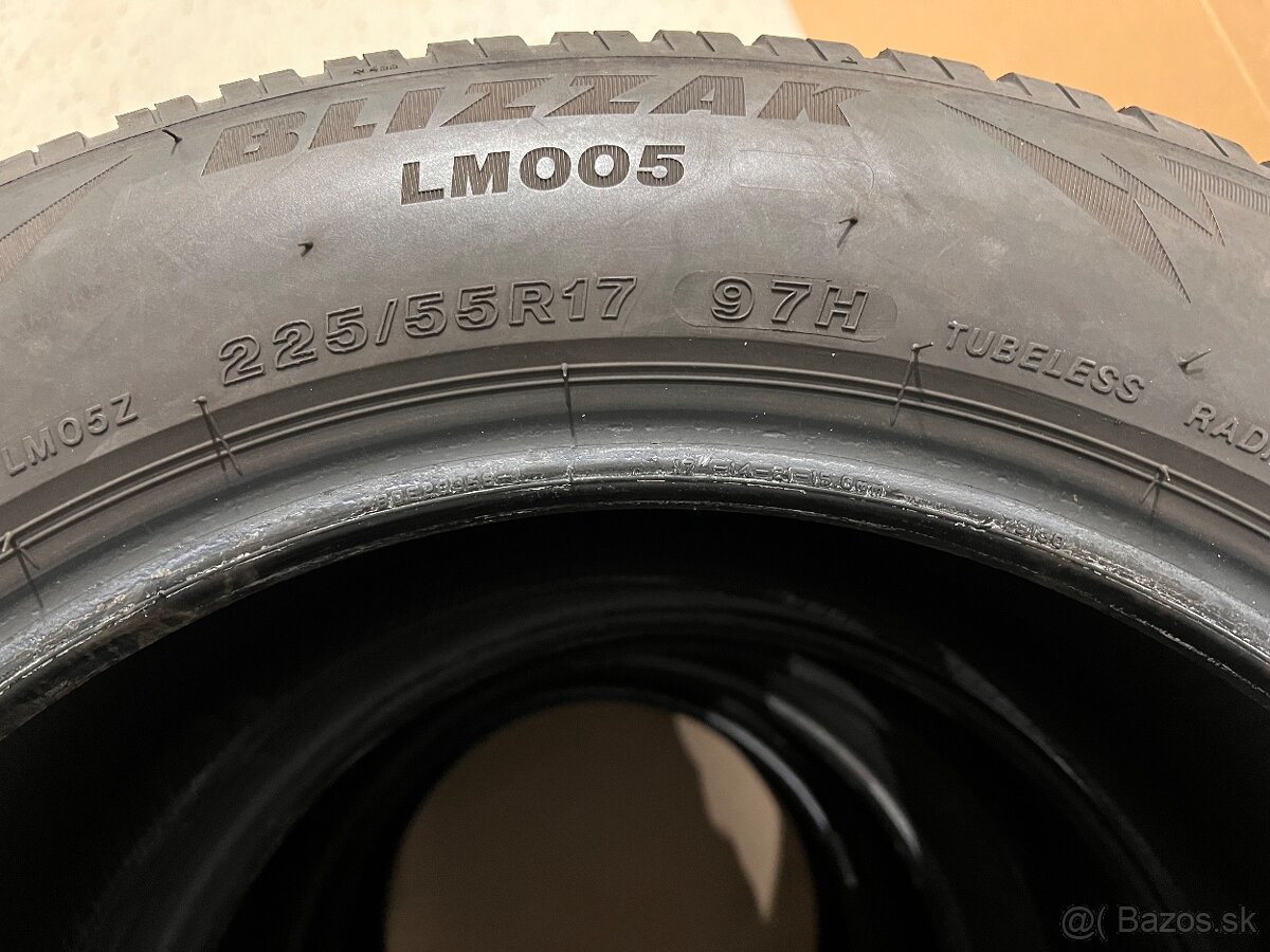 Bridgestone 225/55 R17 97H - zimne - 2