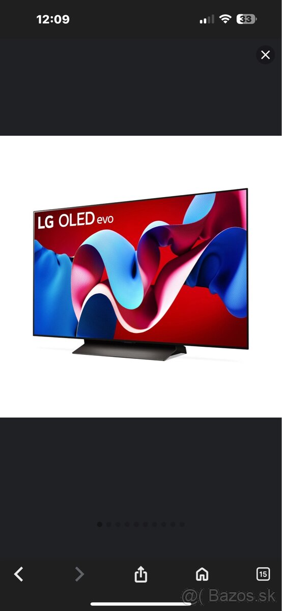 LG 55 C3 v záruke - 2