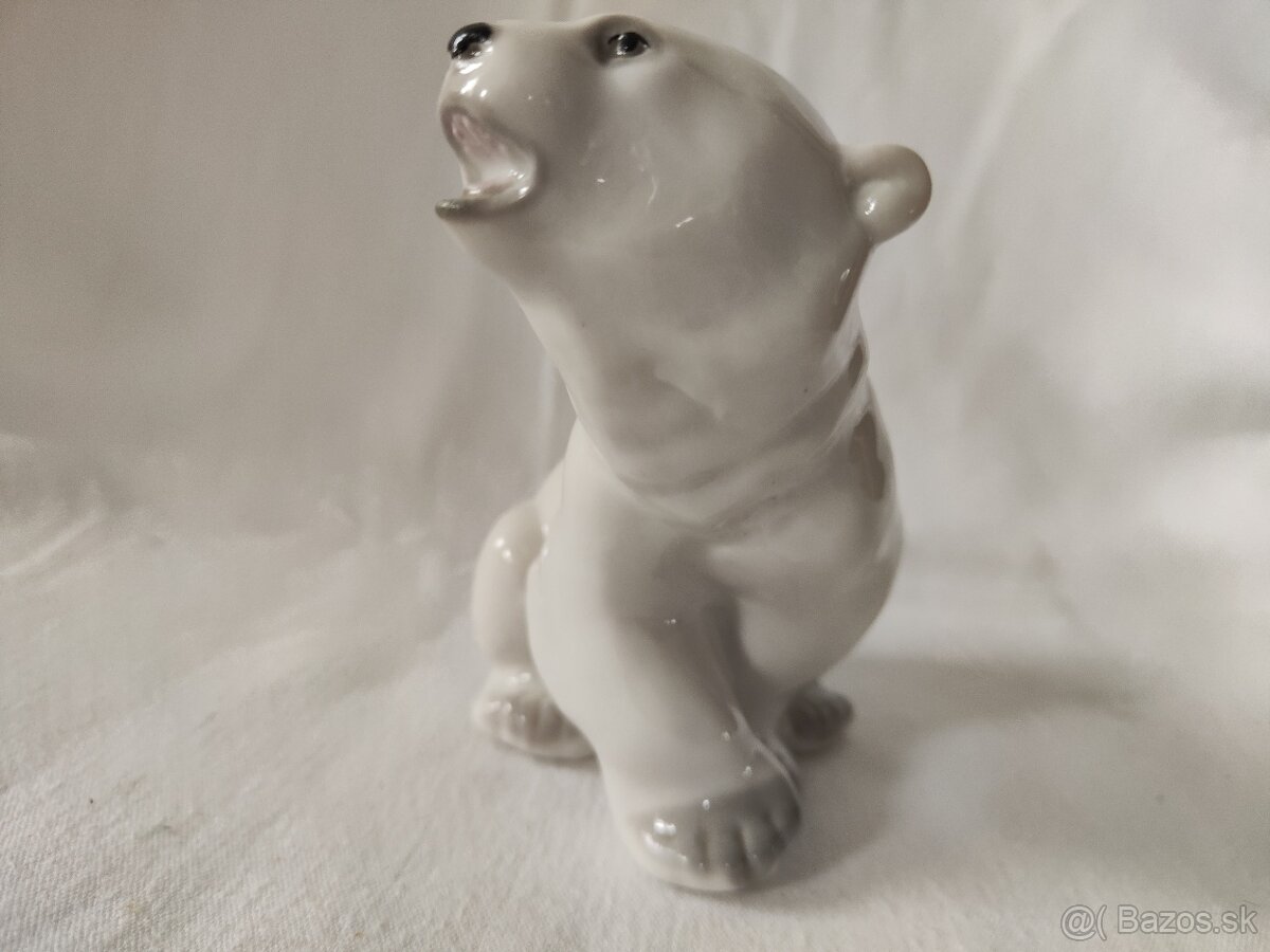 Sběratelská soška Lední medvěd, Lomonosov,SSSR - 2