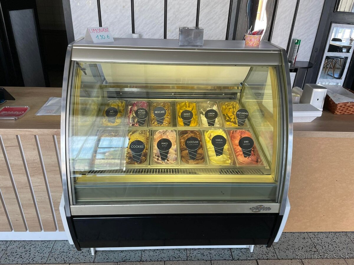 Zmrzlinový pult ORION - 12 vaničkové - 2