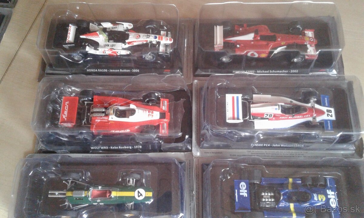 Zberateľské modely Formule1 - 2