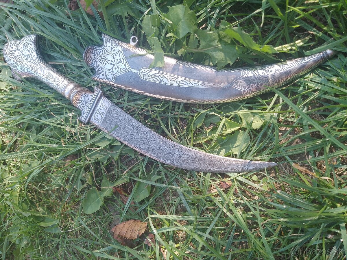 PERZSKA DÝKA DAMSCUS STRIEBRO - 2