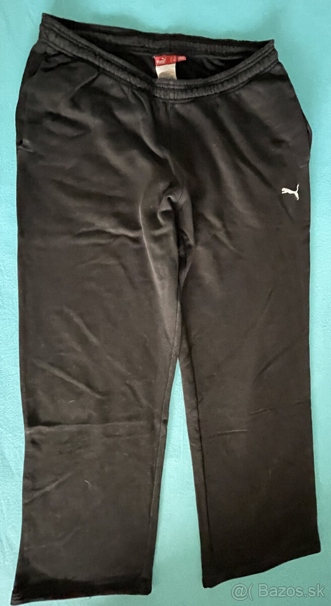 Pánske čierne tepláky Puma - 2