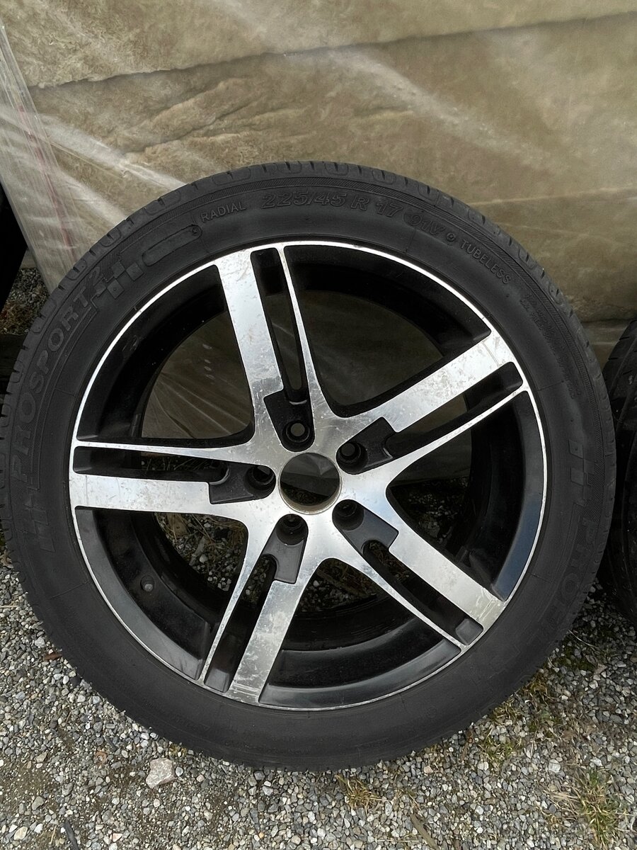 Predám elektróny R17 5x100 - 2