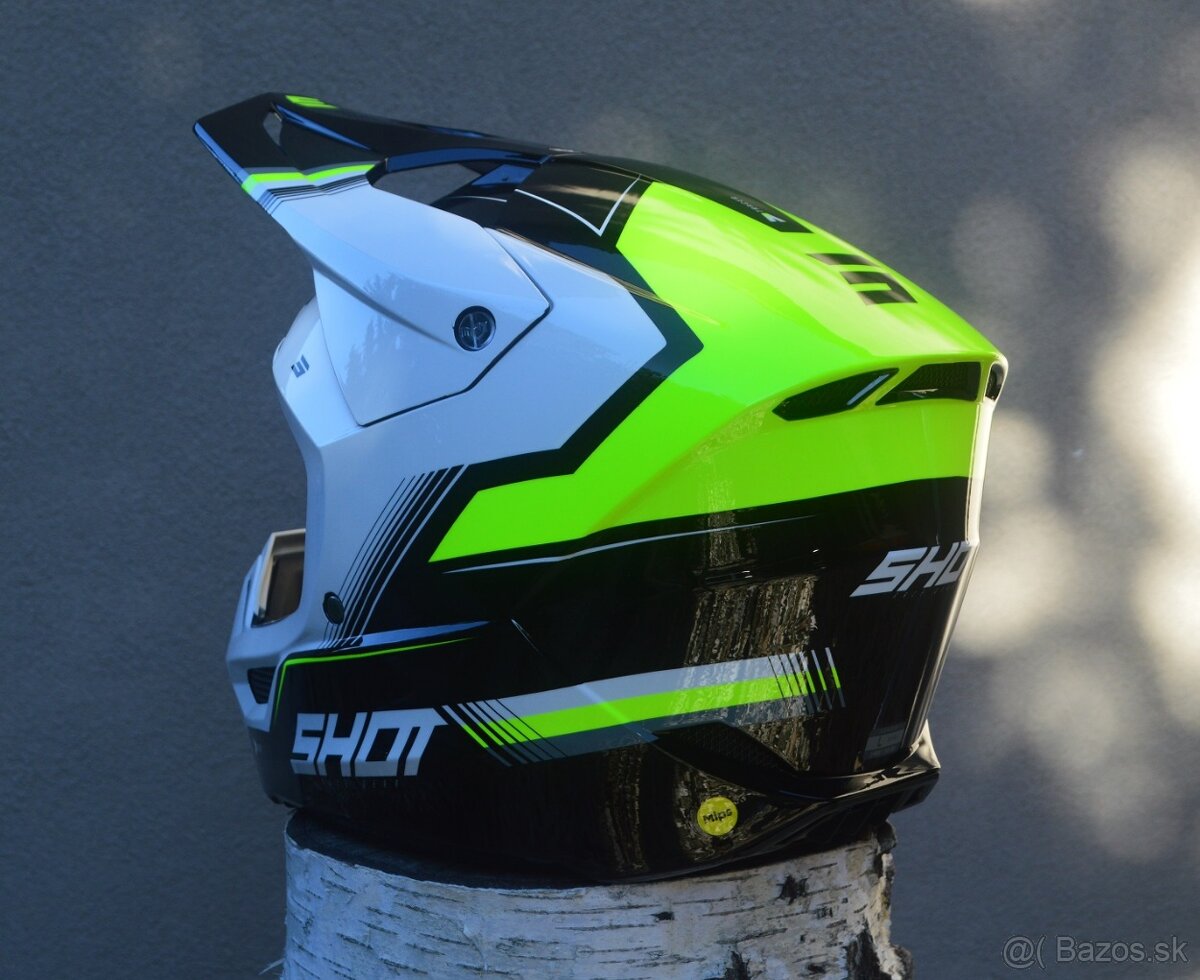 prilba helma SHOT MIPS žltá fluo - 2