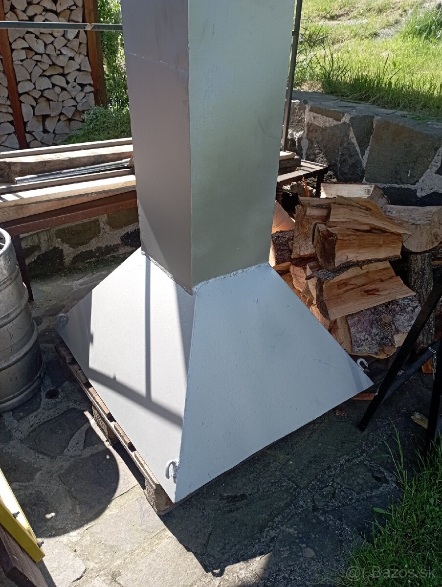 Komín nad gril, dymovod - 2