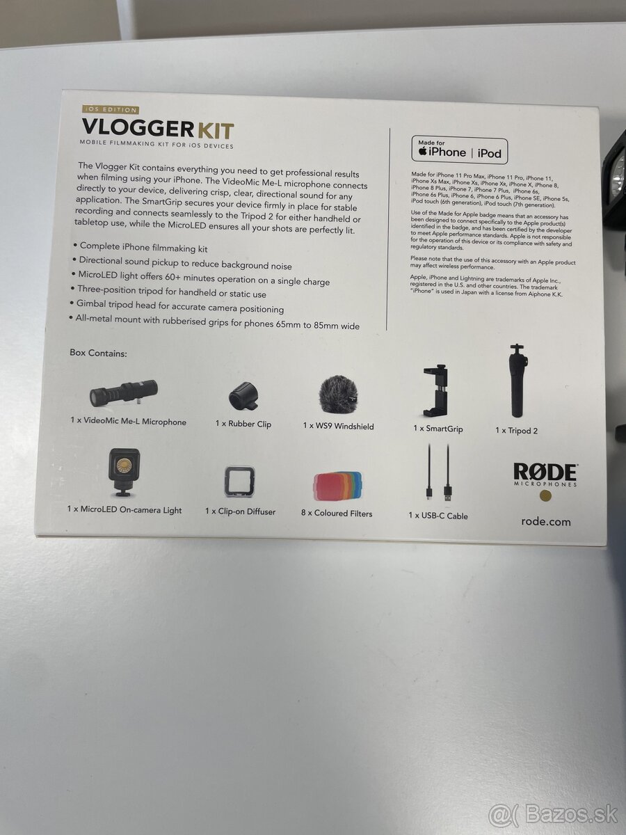 Rode vlogger kit ios version - 2