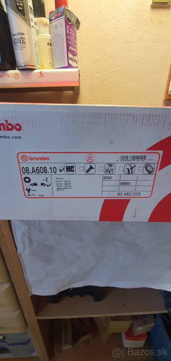 BREMBO 08.A608.10 TOYATA - 2