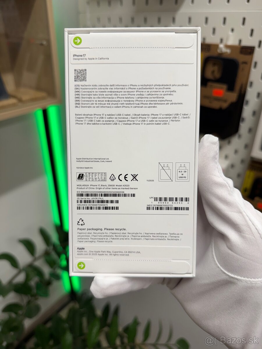  NOVÝ iPhone 17 256gb Black | Záruka 2 roky - 2