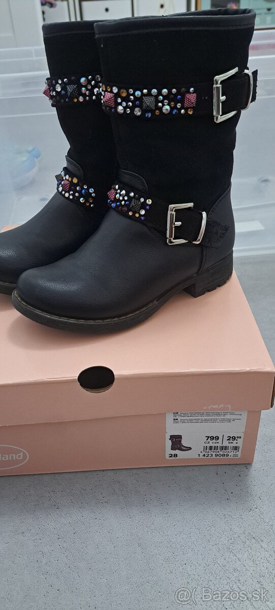 Zimné čižmičky č.28 - 2