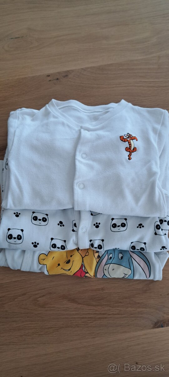 Dievčenské pyžamká 6ks vel. 80 - 2
