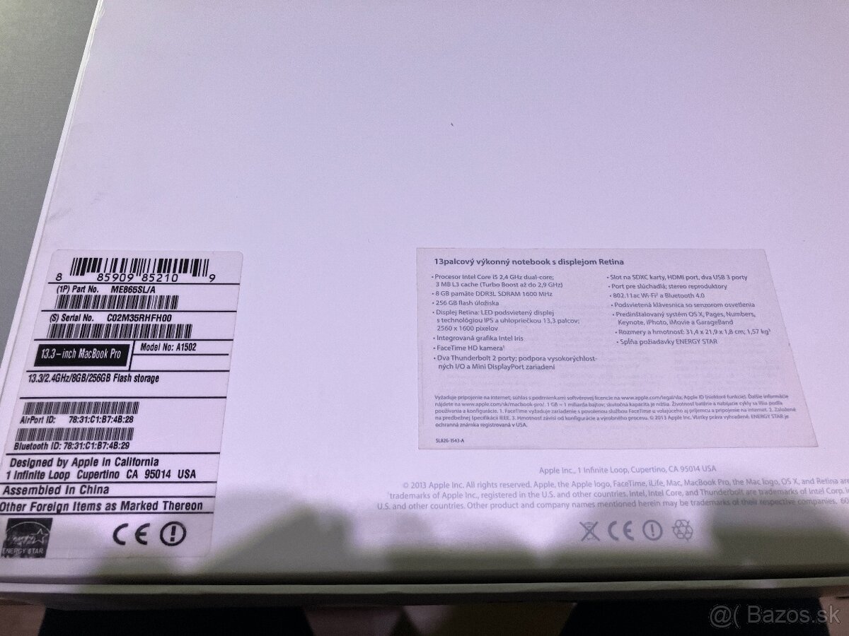 Apple MacBook Pro (Late 2013, 8GB RAM, 256GB disk) - 2