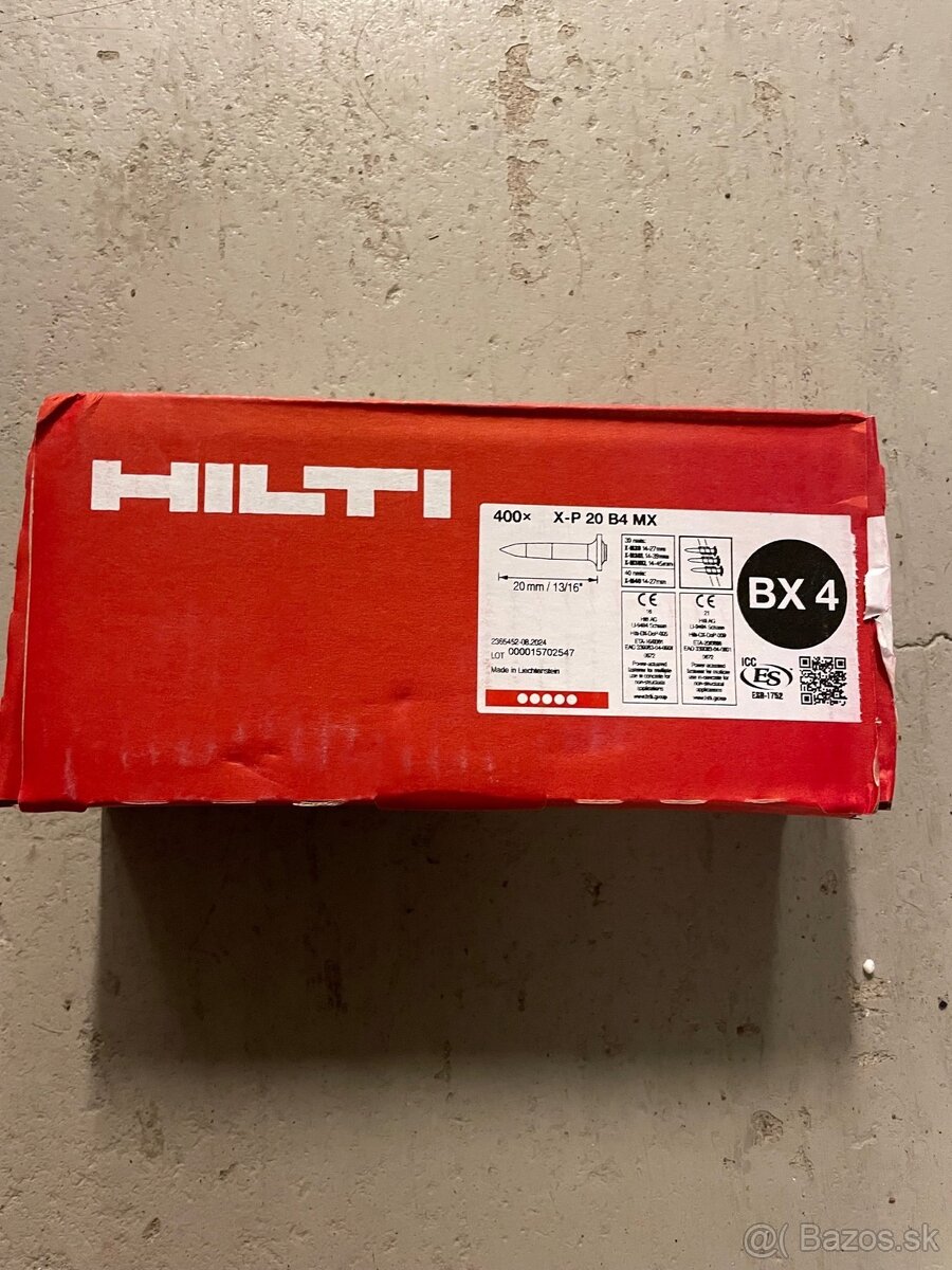 HILTI Klince X-C 20 B4 MX - 2