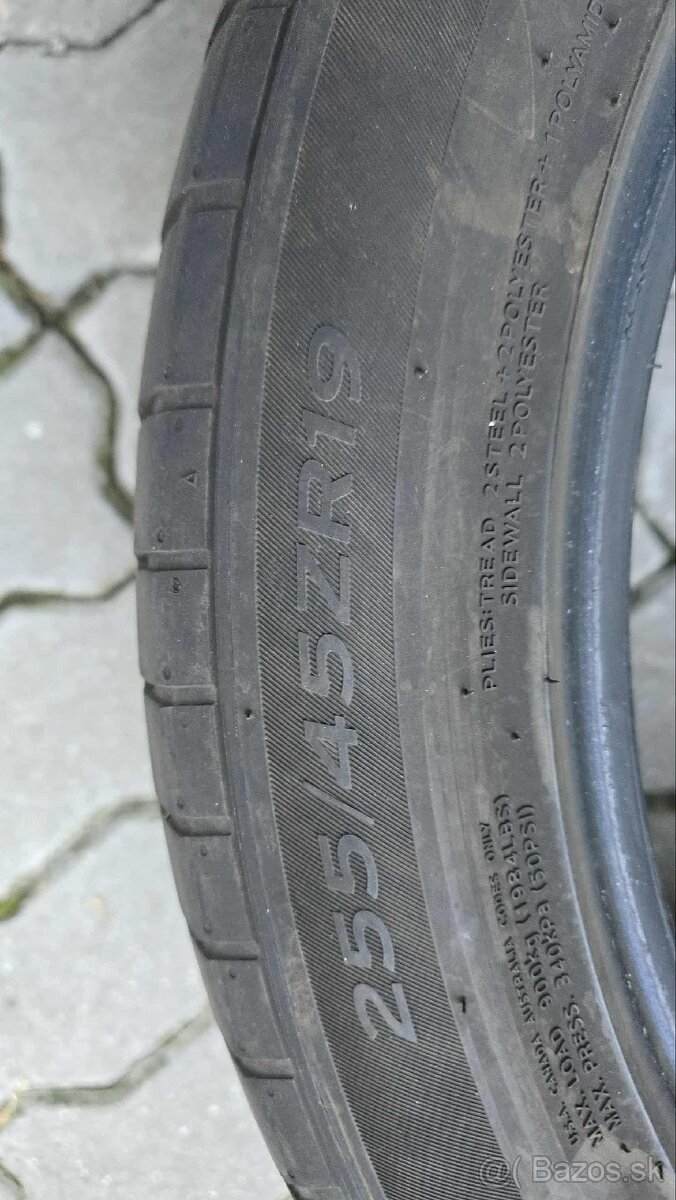 255/45 r19 hankook ventus s1 evo3 - 2