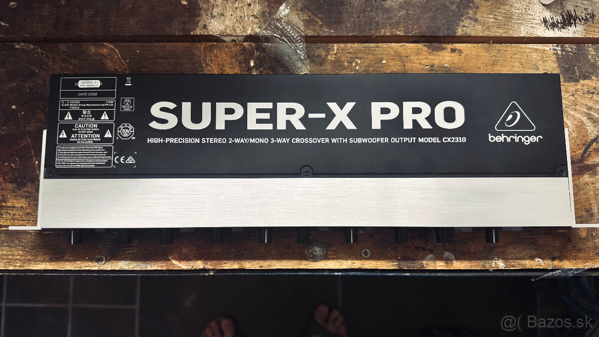Predám Behringer CX2310 Super X Pro V2 Crossover / Loudspeak - 2