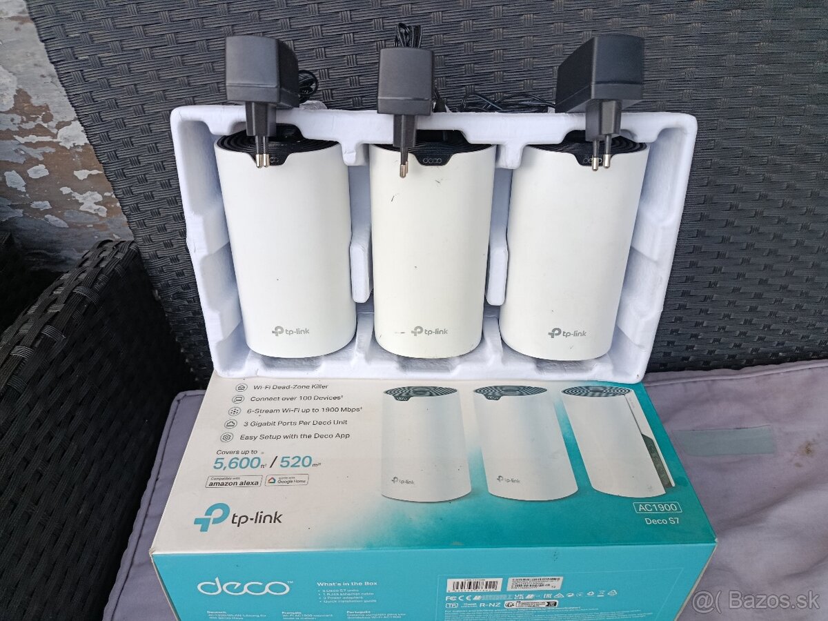 TP-Link Deco S7 AC1900 (3pak) - 2
