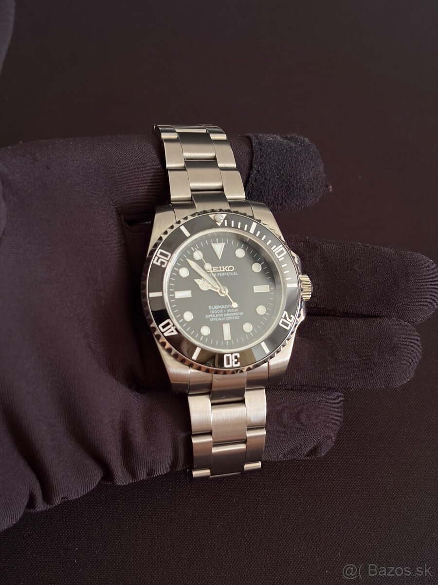 Seiko Mod Submariner 40 mm – No Date - 2