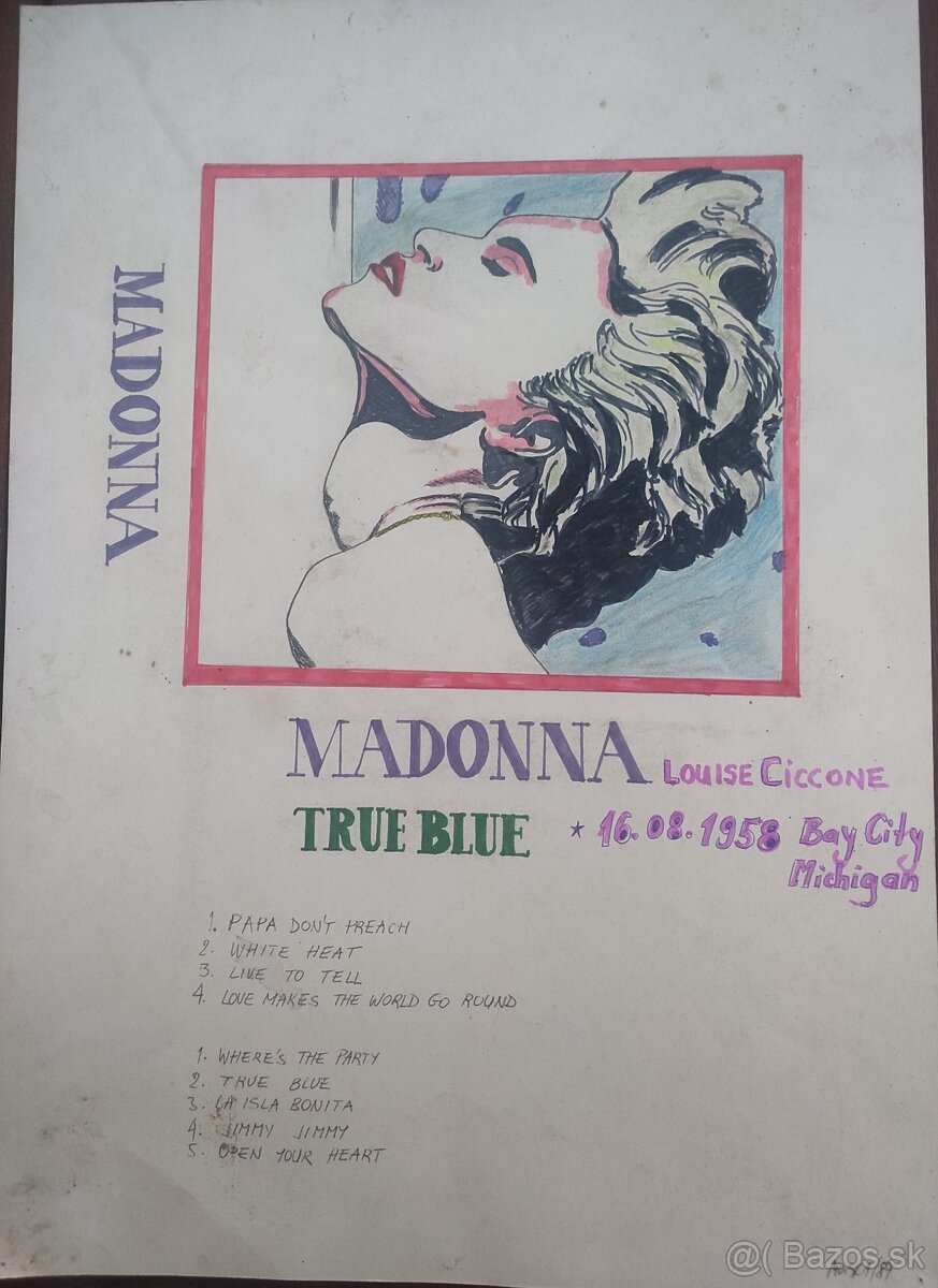 VÝKRESY - QUEEN a MADONNA - 2