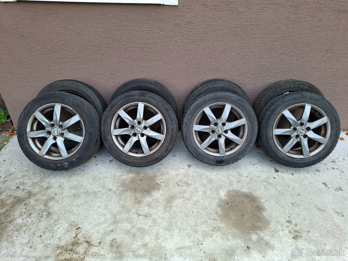 Predám elektróny / hliníkové disky 5x100 r15 - 2