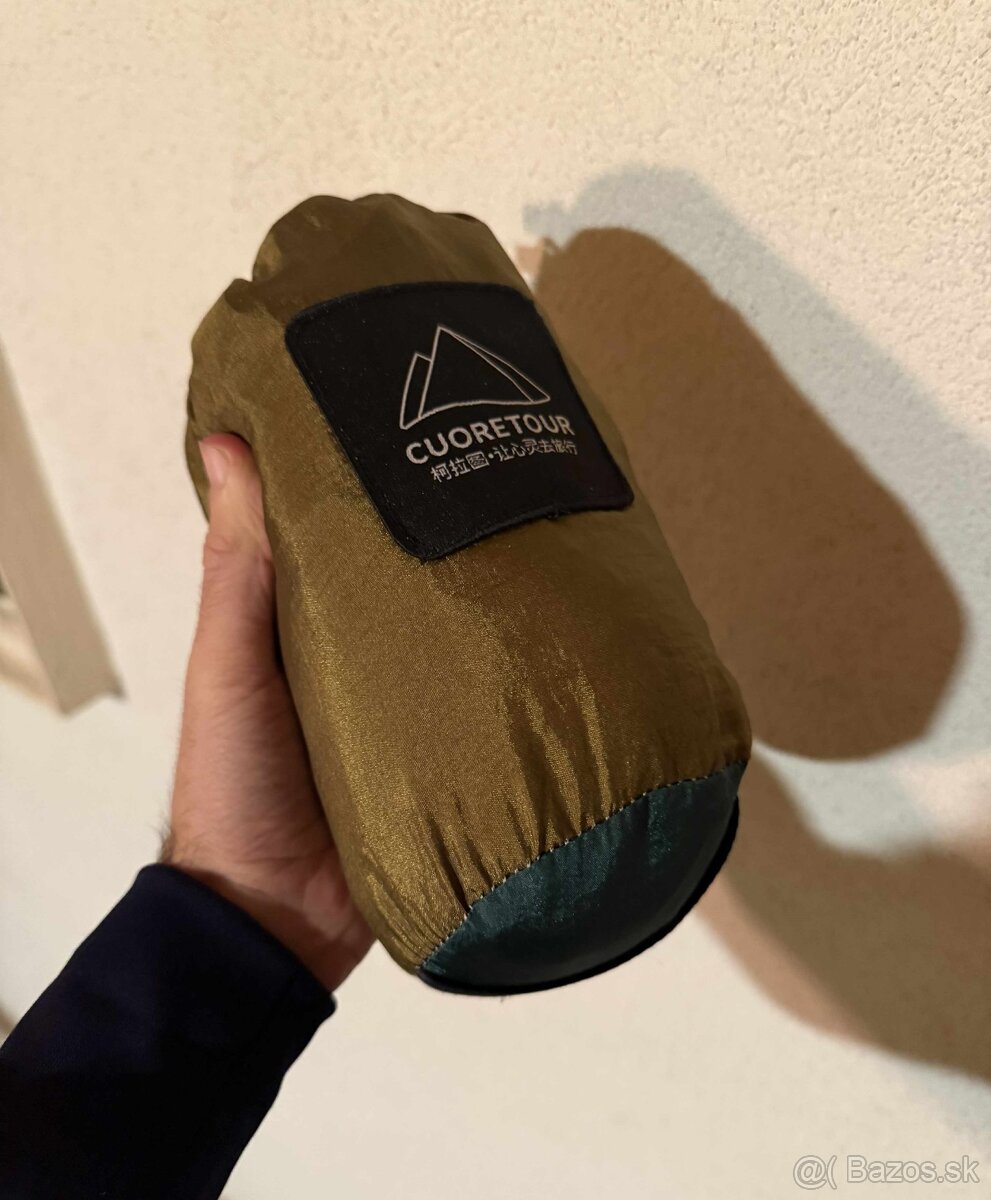 Kvalitná outdoorová hojdacia sieť + popruhy a karabíny - 2