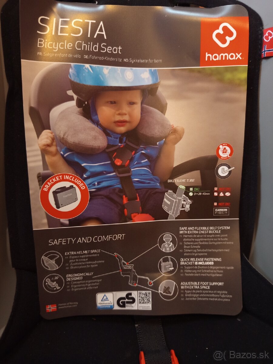 Nova detska sedacka na bicykel Hamax - 2
