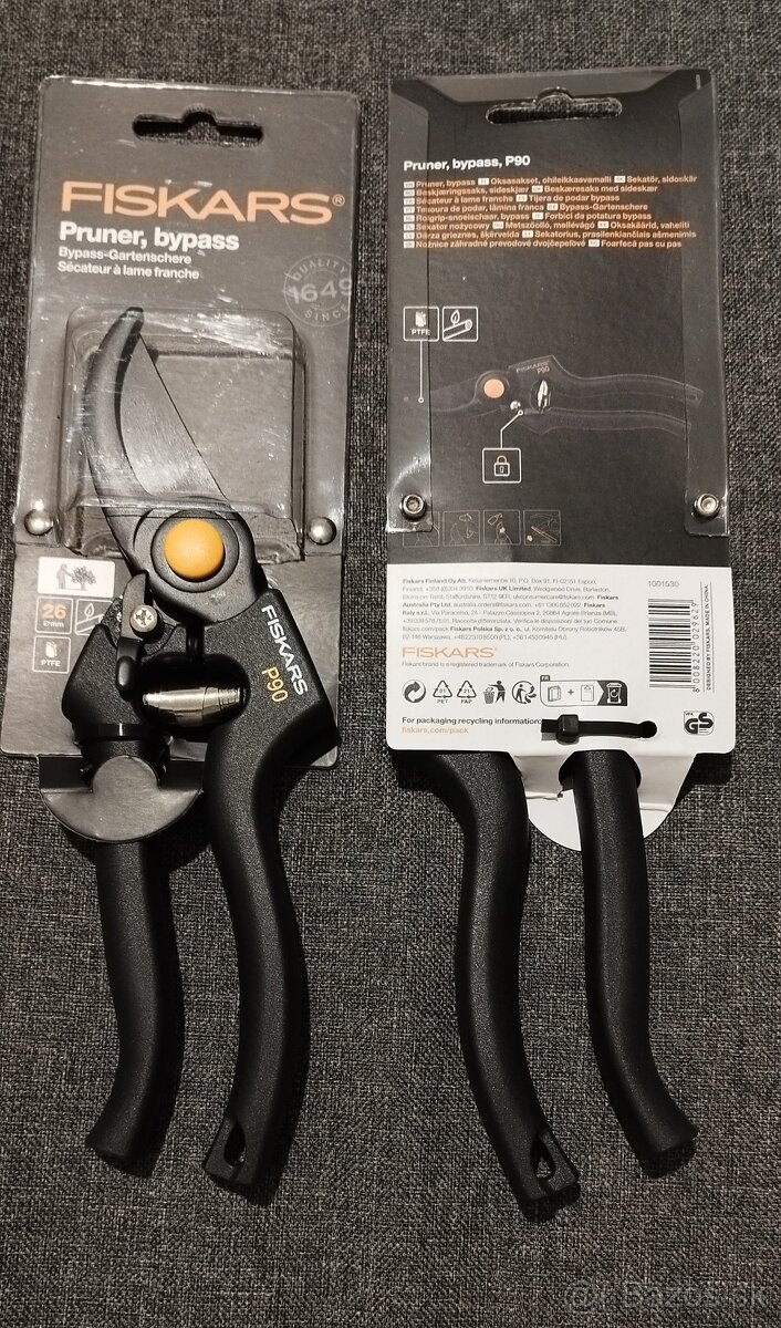 Záhradné nožnice Fiskars & Gardena - 2