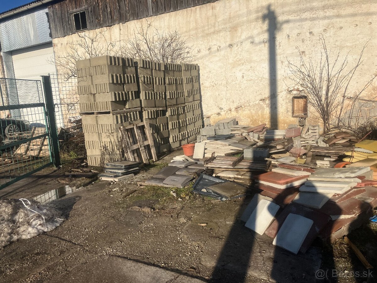 Tvárnice, stropnice, čiapky , dlažba tehly - 2
