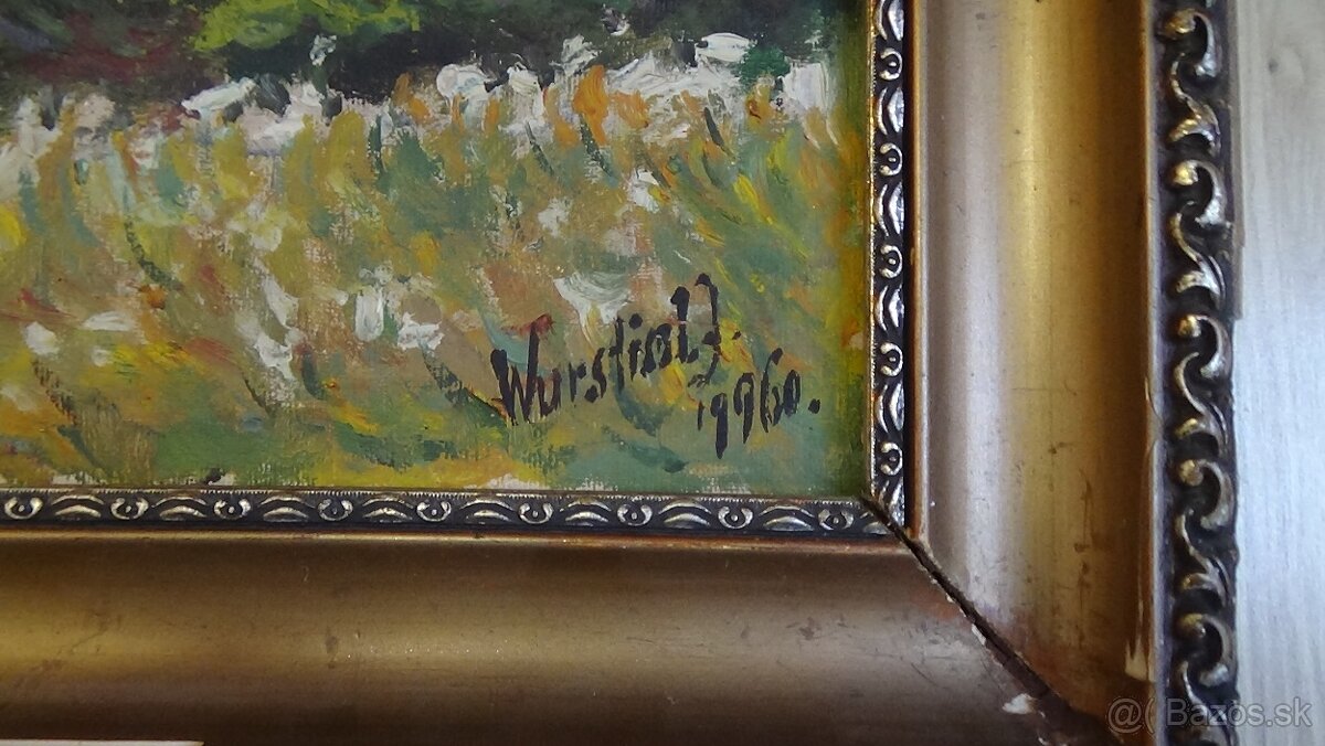 Obraz krajiny rok 1960 - 2