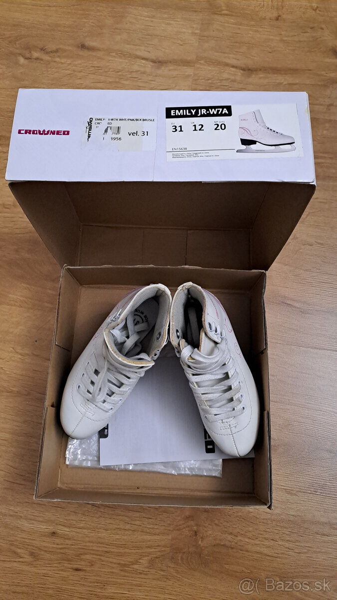 Dievčenské korčule CROWNED veľkosti 31 - 2