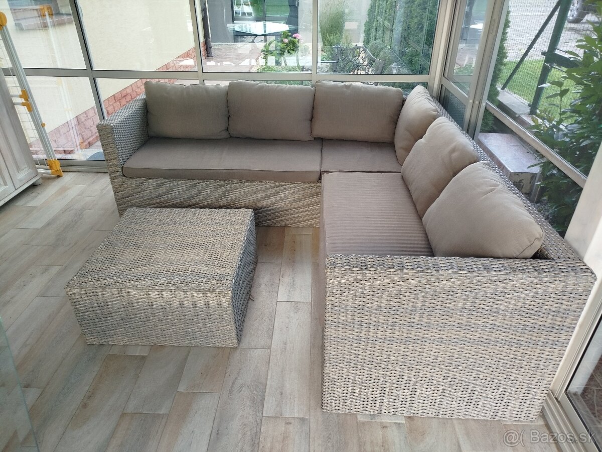 Ratanová sedacia súprava - 2