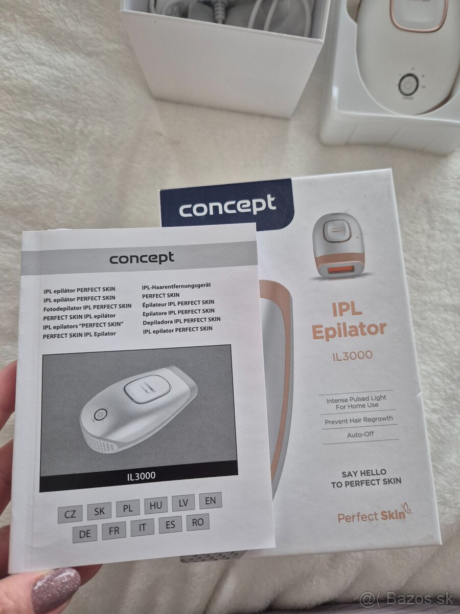 Nepoužíty epilátor Concept IL 3000 - 2