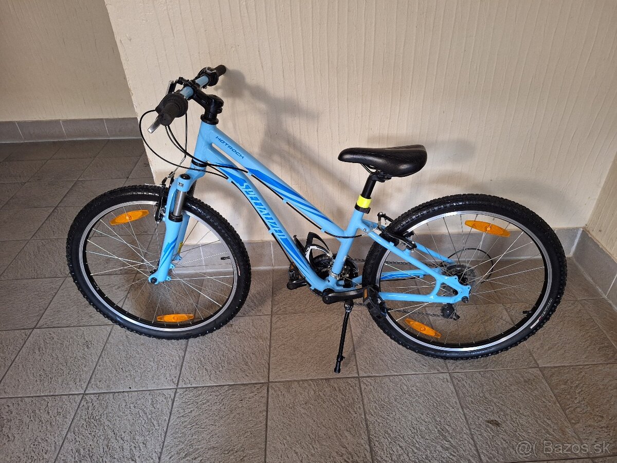 Predám detský bicykel 24kola Specialized modry - 2