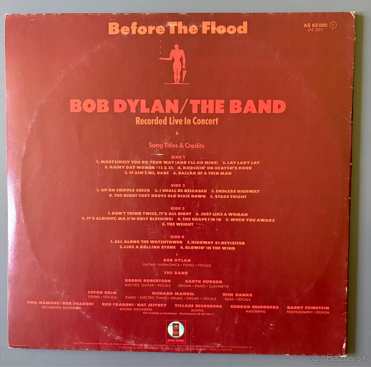 Bob Dylan/The Band - Before The Flood - 2