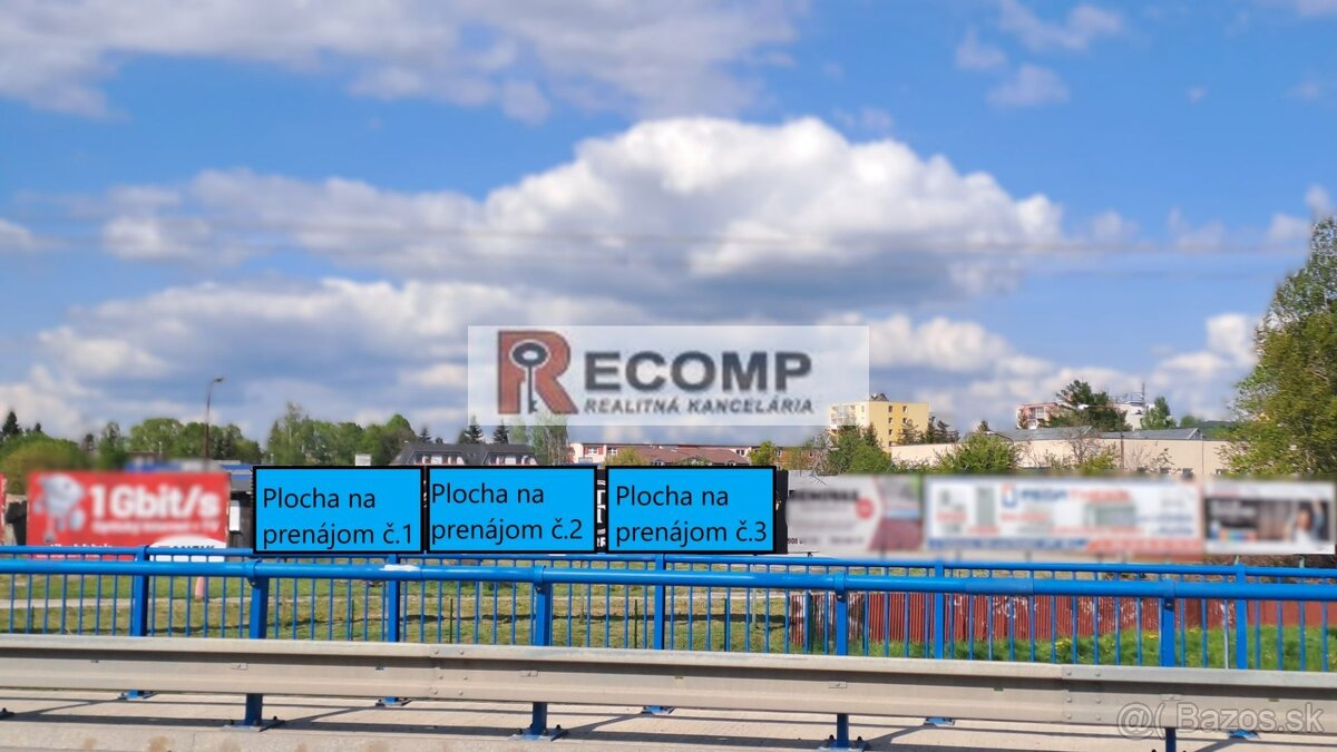 Prenájom reklamnej plochy v Poprade - 2
